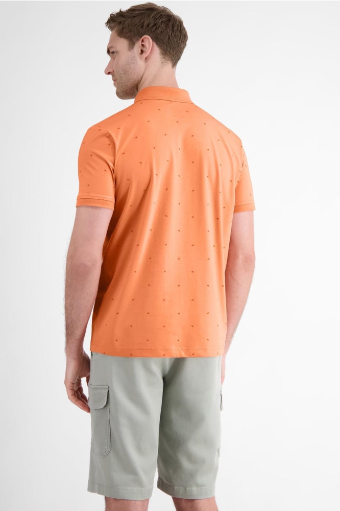 POLO MET SUBTIELE OPDRUK 2553250 918 PALE PAPAYA